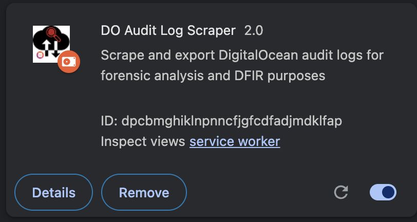 DO Audit Log Scraper v2.0