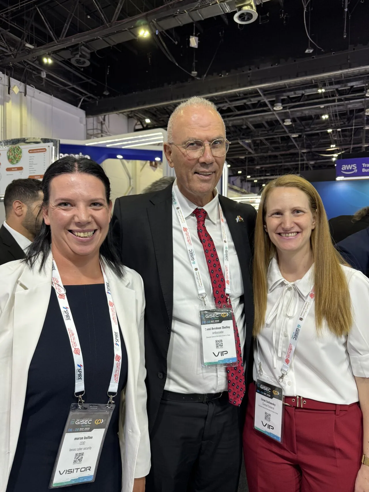 The IONSEC team demonstrating the DFIR platform at GISEC 2025