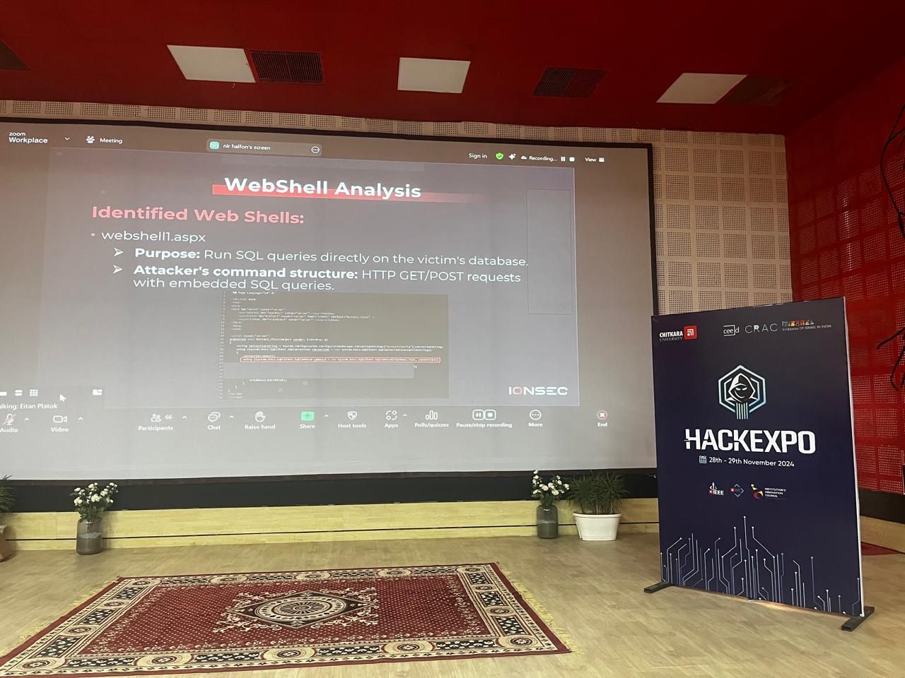 Audience at the HackExpo 2024 incident response session