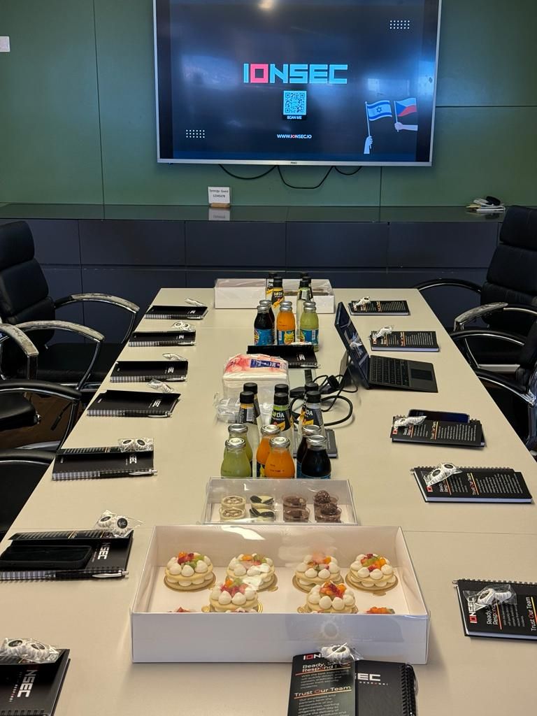 IONSEC welcoming the Czech delegation in Israel