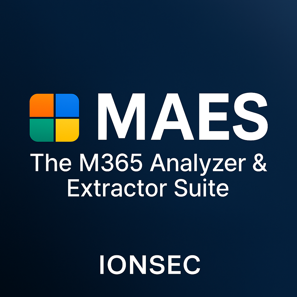 MAES: The M365 Analyzer & Extractor Suite