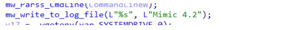 The renamed log-writing function in IDA