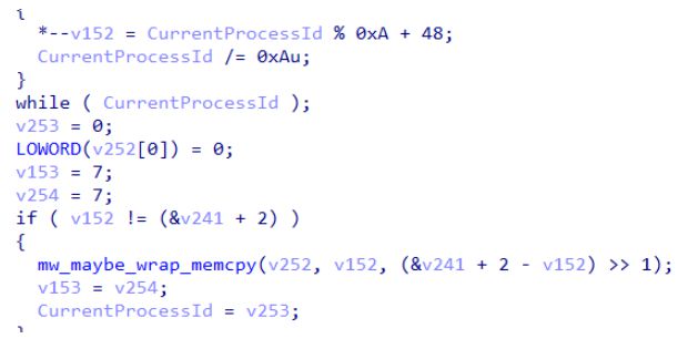 Loop appending the parent process PID to the watcher’s command line