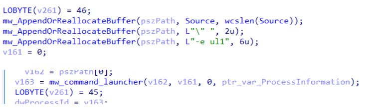 The same argument handling applied to unlocker1